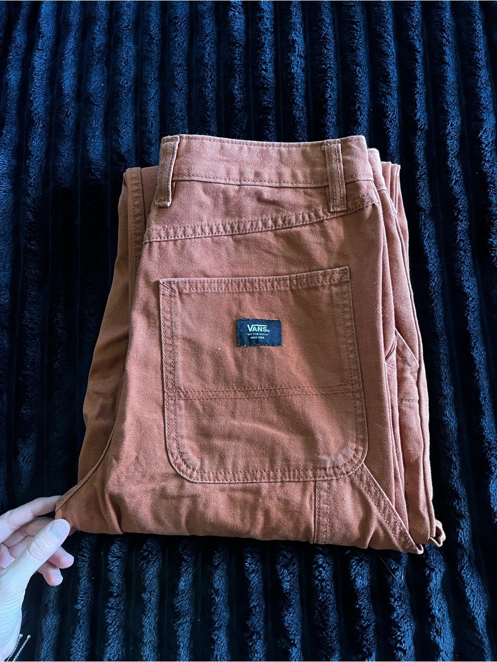Vans Women’s Rust Brown & Black Cargo Pants
